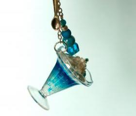 Sundae keychain blue fresh color